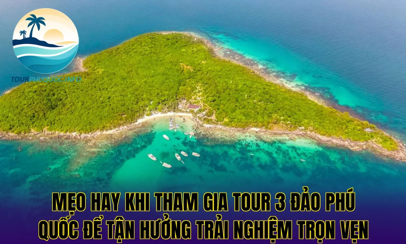 Mẹo hay khi tham gia tour 3 đảo Phú Quốc để tận hưởng trải nghiệm trọn vẹn
