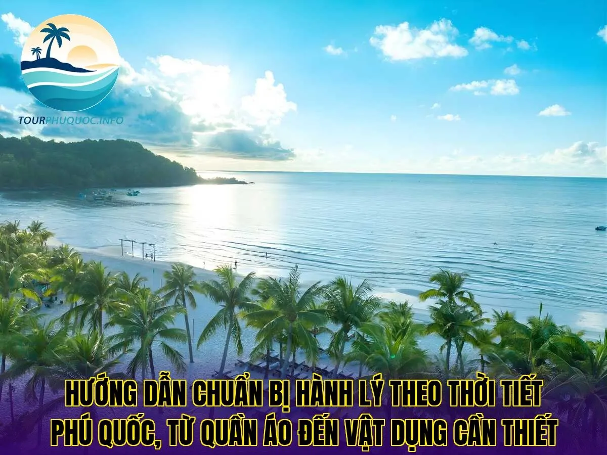 Hướng dẫn chuẩn bị hành lý theo thời tiết Phú Quốc, từ quần áo đến vật dụng cần thiết