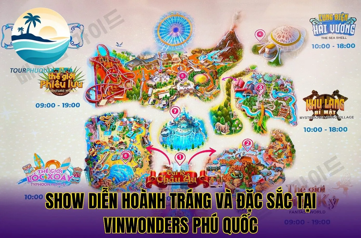 Show diễn hoành tráng và đặc sắc tại VinWonders Phú Quốc