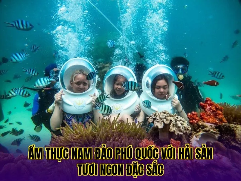 ẩm thực nam đảo phú quốc với hải sản tươi ngon đặc sắc