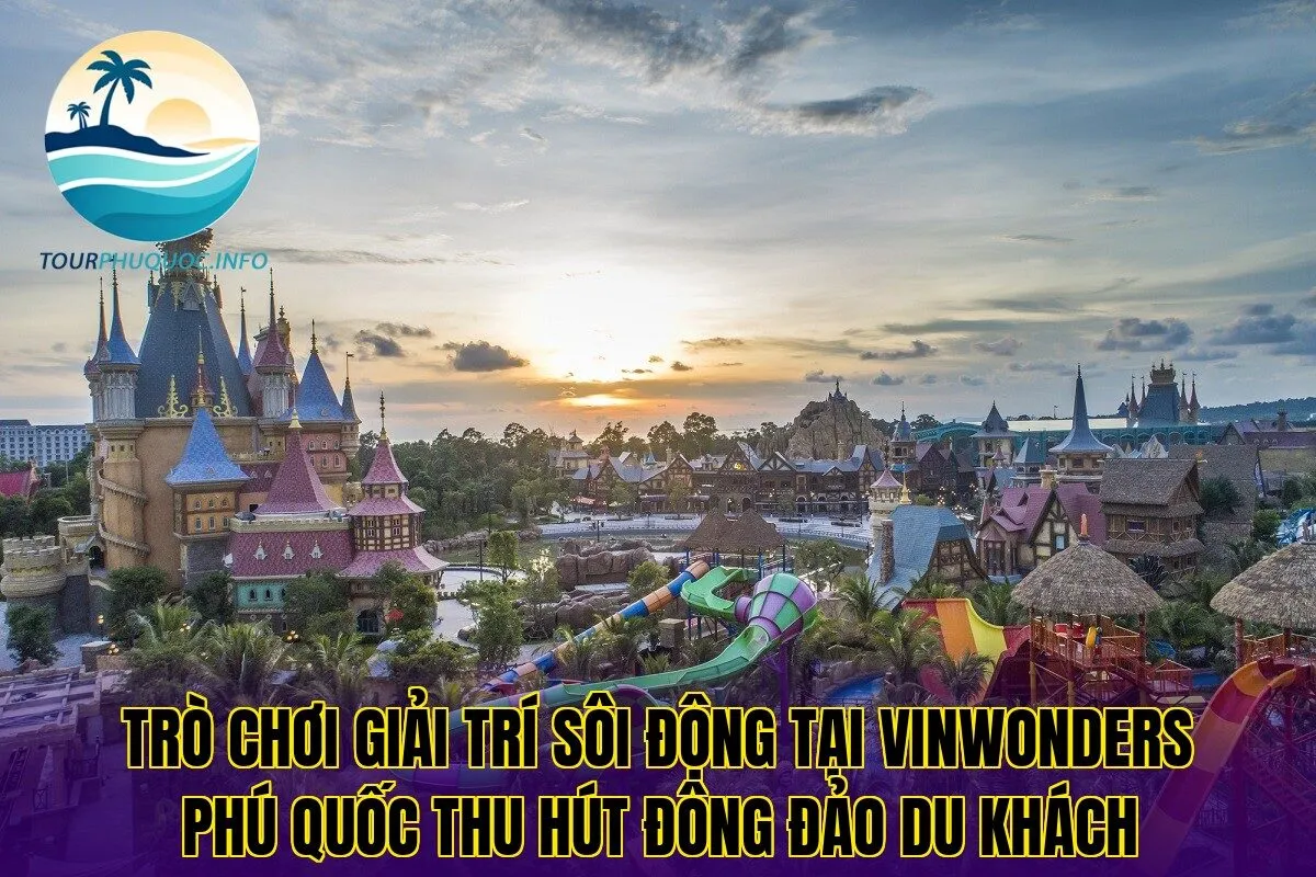 Trò chơi giải trí sôi động tại VinWonders Phú Quốc thu hút đông đảo du khách