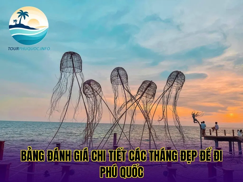 Bảng đánh giá chi tiết các tháng đẹp để đi Phú Quốc