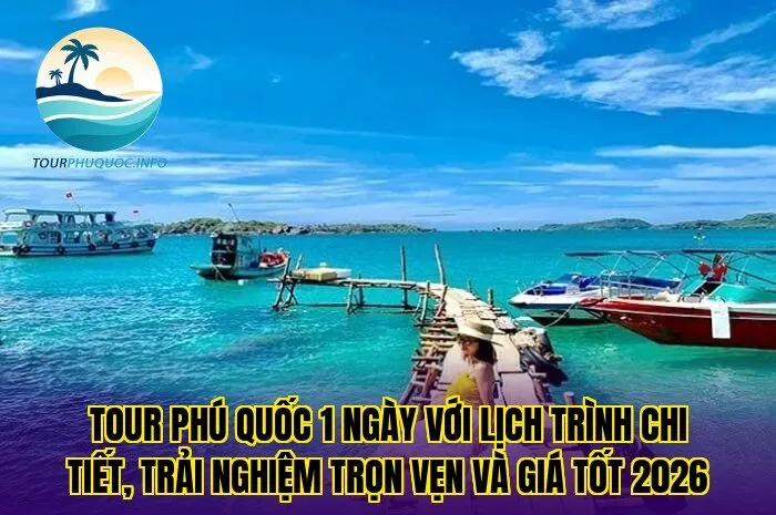 Tour Phú Quốc 1 ngày với lịch trình chi tiết, trải nghiệm trọn vẹn và giá tốt 2026