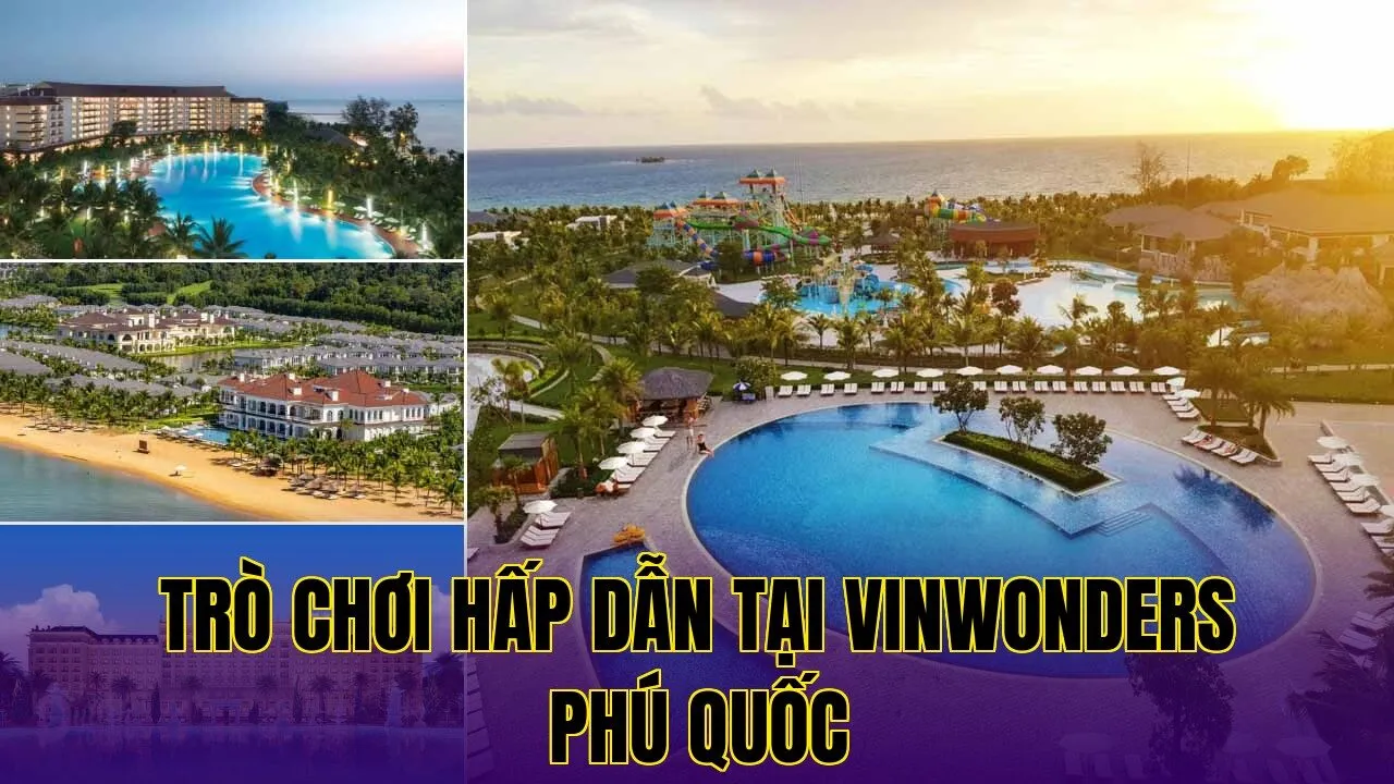Trò chơi hấp dẫn tại VinWonders Phú Quốc